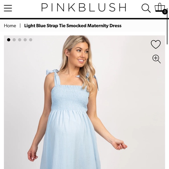 Pinkblush Maternity Dress NWT Medium - Picture 4 of 4